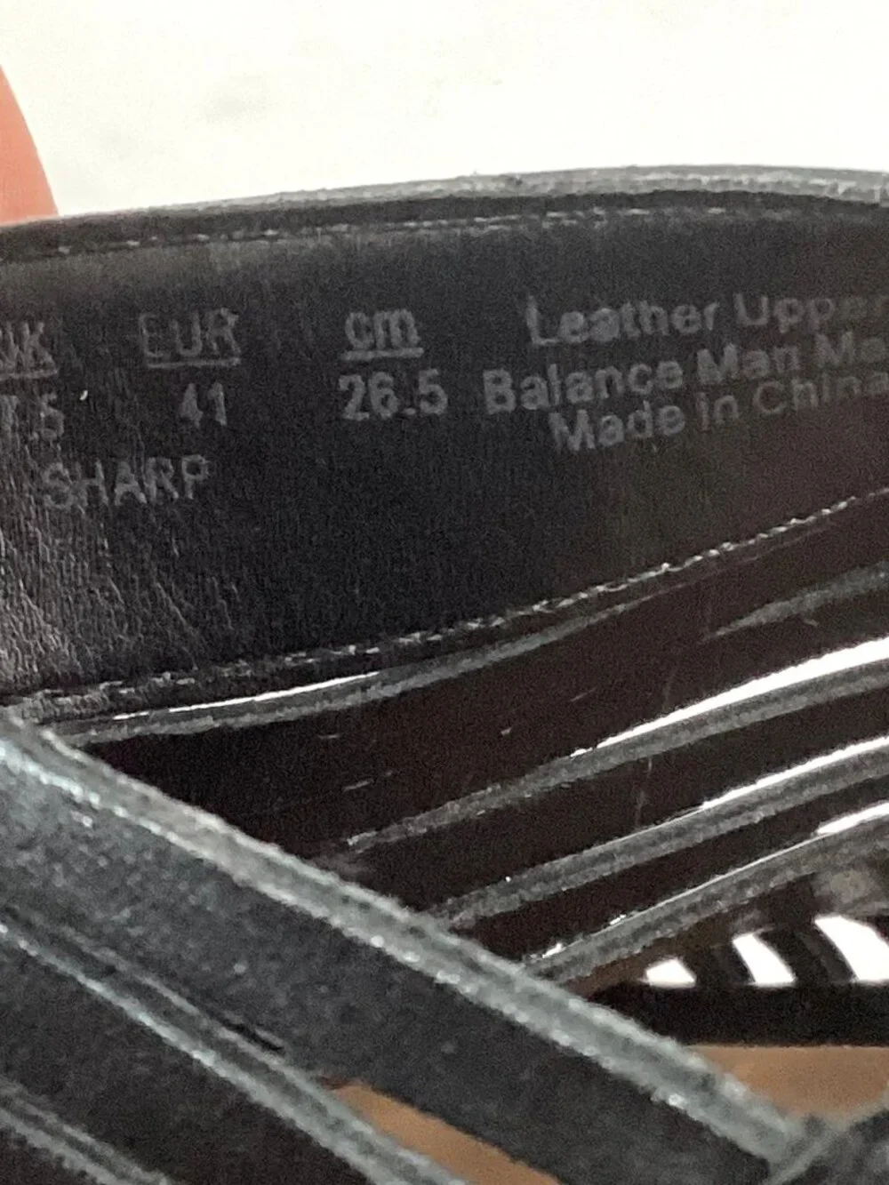 Franco Sarto Sharp Women's Sz 7.5 Black Leather Espadrilles 3.75
